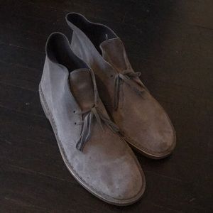 Clark Grey Suede Chukka